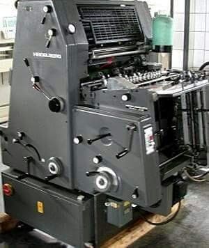 Printing equipment at Zacchs Graphic